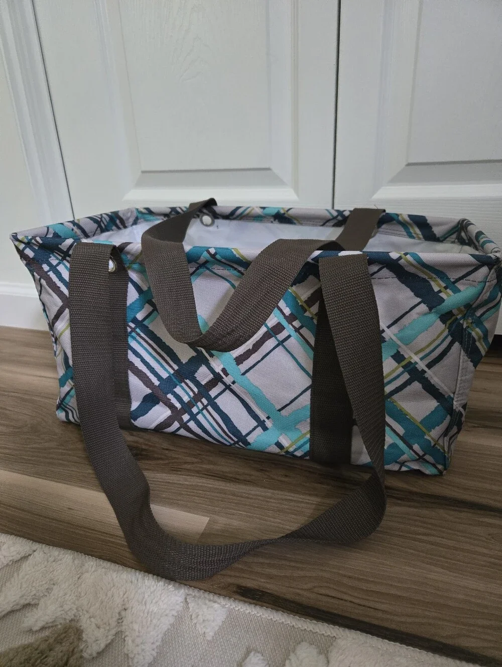 Thirty-One Plaid Tote